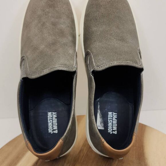 Johnston & Murphy Men\'s McGuffey Perfed Slip-On Loafers Size 8.5